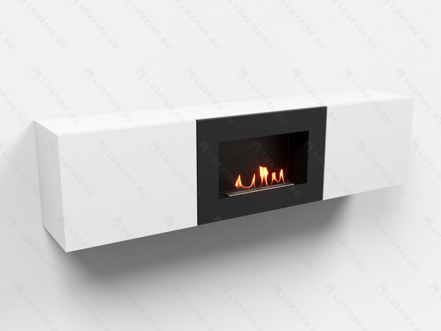 Тумба ТВ Lux Fire "Каспий" настенная 1600 матовая, белая с биокамином 600 Тумба ТВ Lux Fire "Каспий" настенная 1600 матовая, белая с биокамином 600 по цене 65 178 руб.