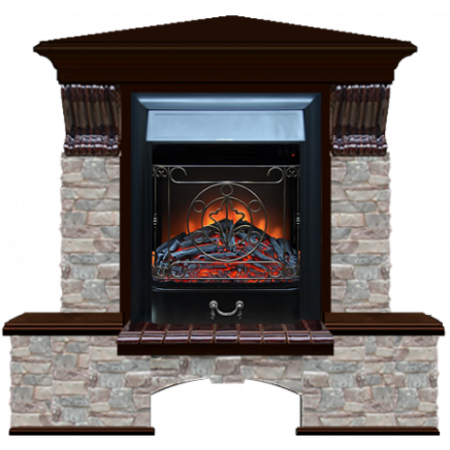 Бостон К Грот цветной угловой (дуб)+Majestic Black Бостон К Грот цветной угловой (дуб)+Majestic Black