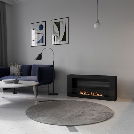 Биокамин SteelHeat WALL LONG 1200 черный, стемалит Биокамин SteelHeat WALL LONG 1200 черный, стемалит по цене 54 600 руб.