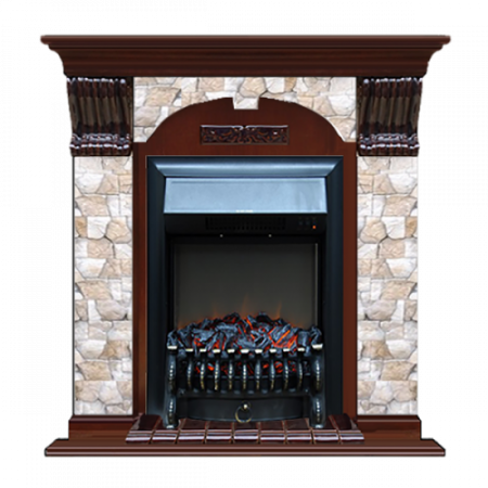 Арочный Арбат (красное дерево)+Fobos Black