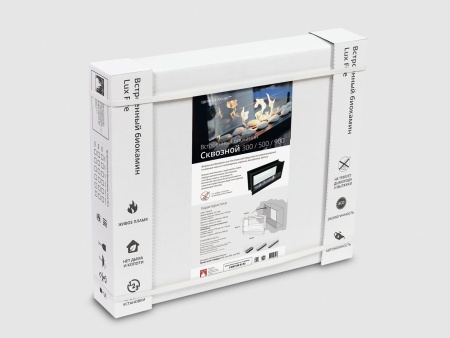 Встроенный биокамин Lux Fire Сквозной 730 S по цене 48 400 руб.