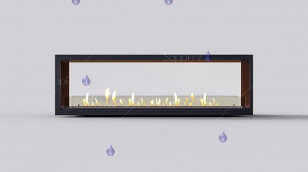 Встраиваемый сквозной очаг 1400 SappFire по цене 62 950 руб.