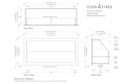 Встраиваемый биокамин GRAND XL FIREBOX Stainless Steel по цене 364 700 руб.
